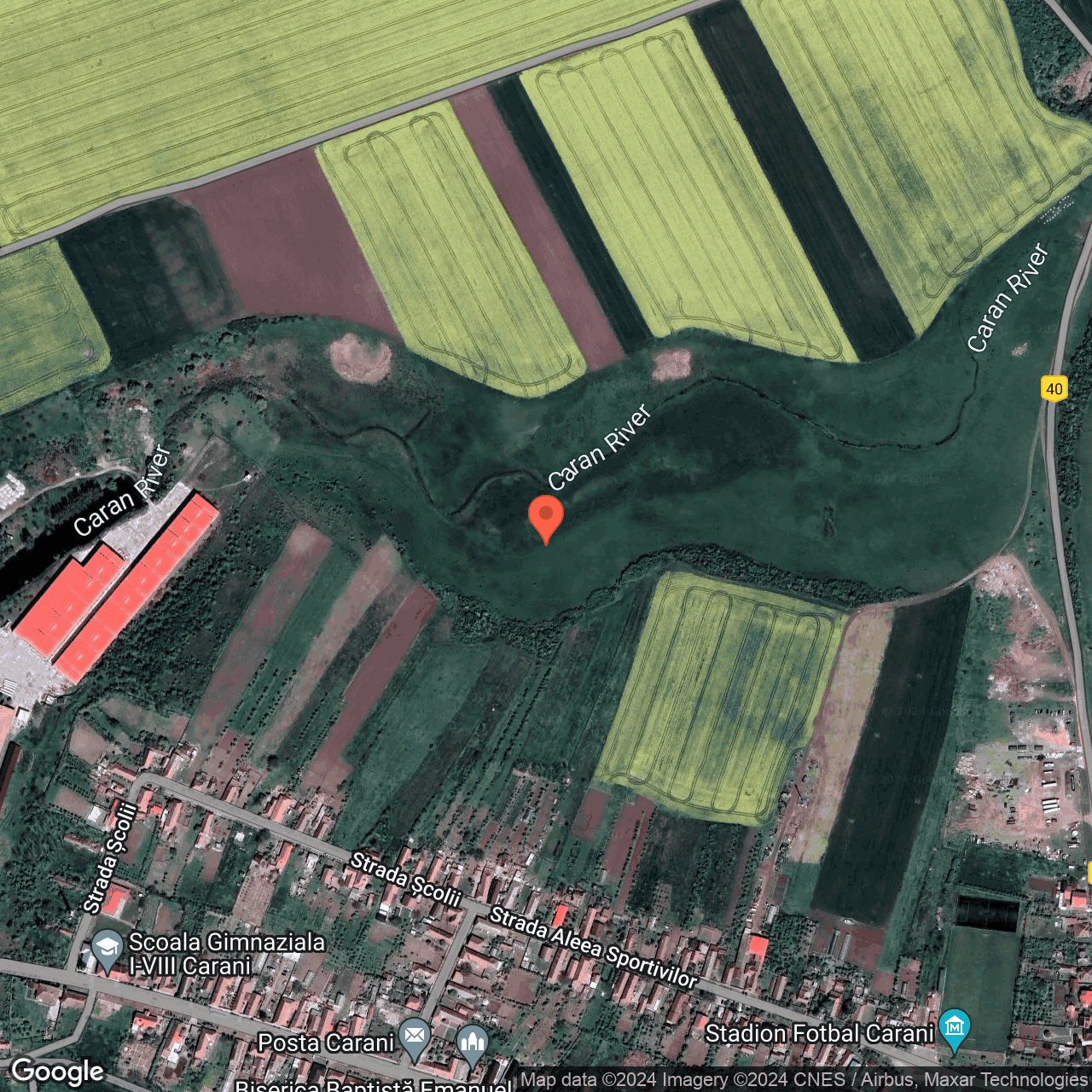 Poza harta hybrid, zoom 16, adresa Sanandrei Timis, , judetul