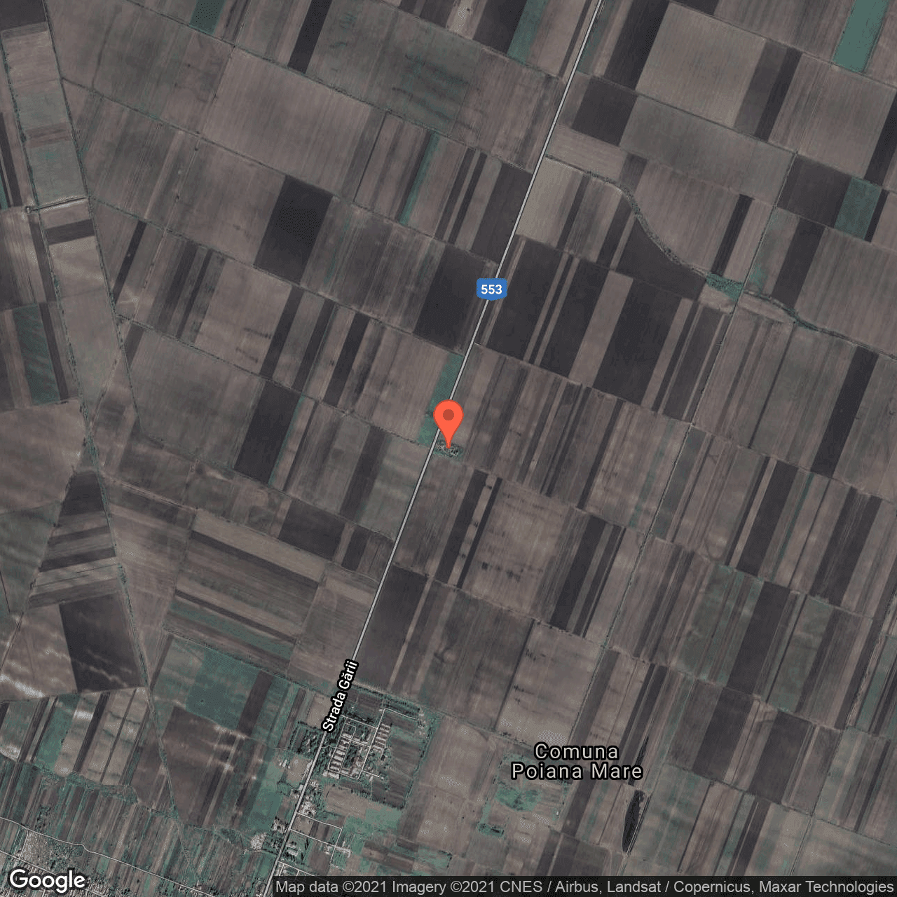 Poza harta hybrid, zoom 14, adresa Poiana Mare, Poiana Mare, judetul Dolj