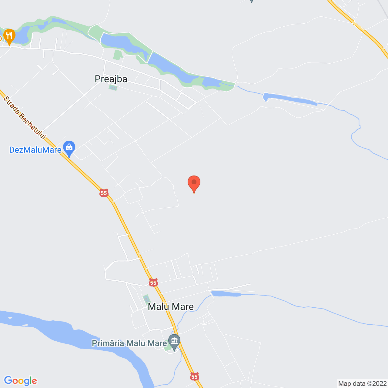 Poza harta streetview, zoom 14, adresa Malu Mare, Malu Mare, judetul Dolj