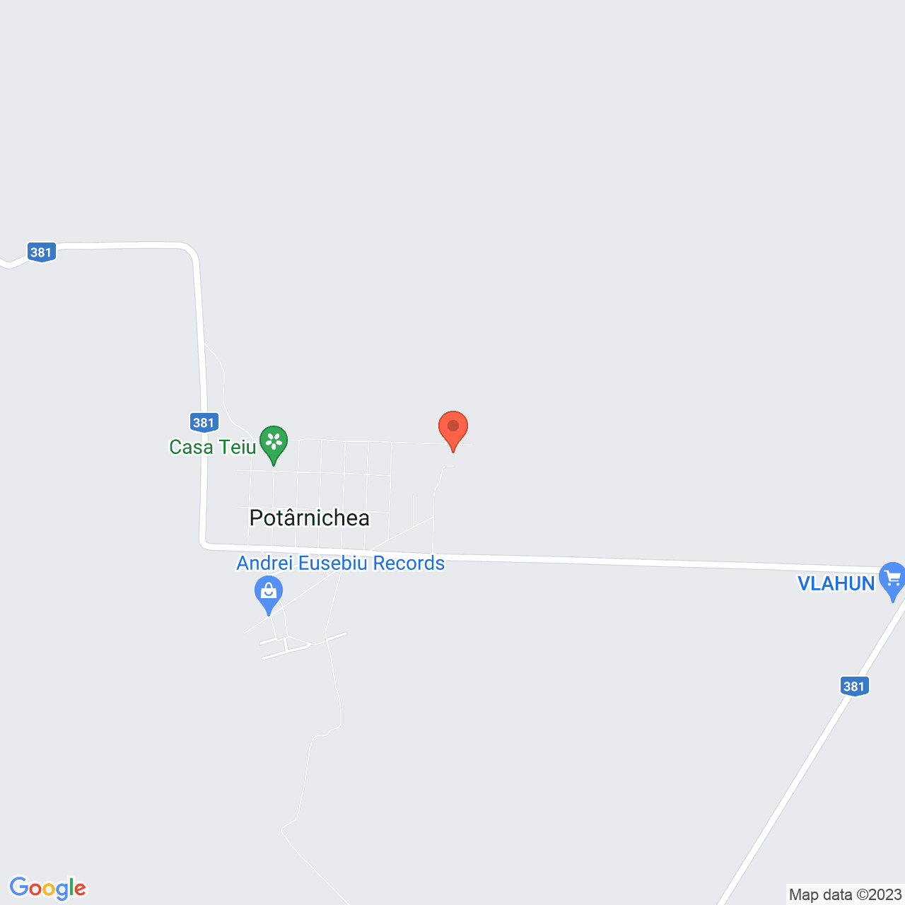 Poza harta streetview, zoom 14, adresa Potarnichea, , judetul