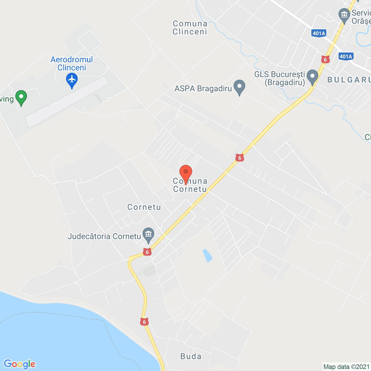 Poza harta streetview, zoom 14, adresa Cornetu, judetul Bucuresti Ilfov