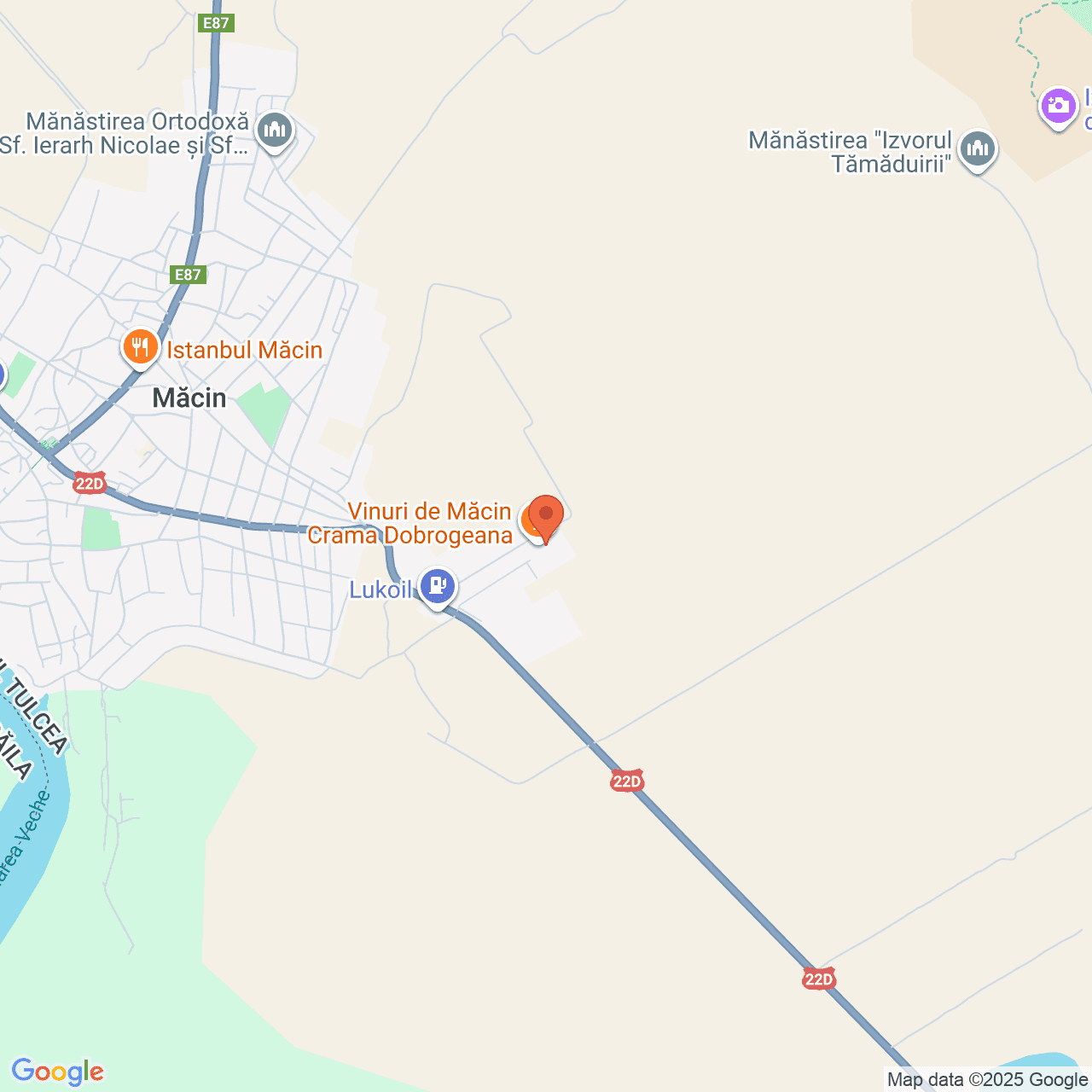 Poza harta streetview, zoom 14, adresa Măcin, str. Viticultori nr. 2 judet Tulcea, , judetul