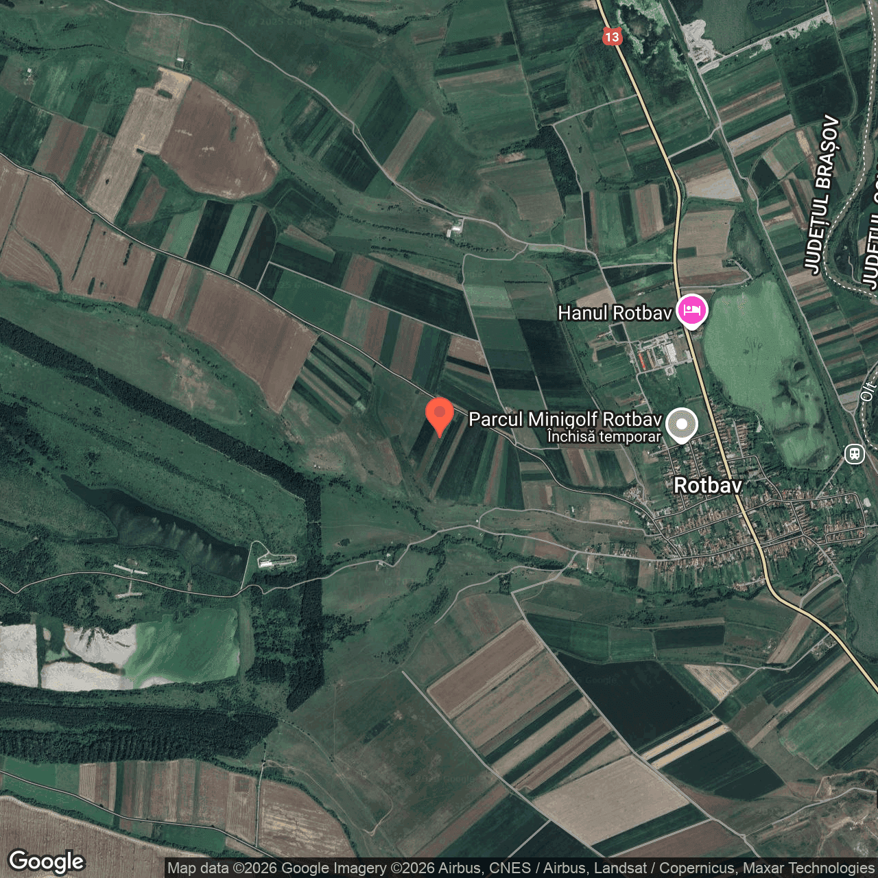 Poza harta hybrid, zoom 14, adresa Feldioara, , judetul