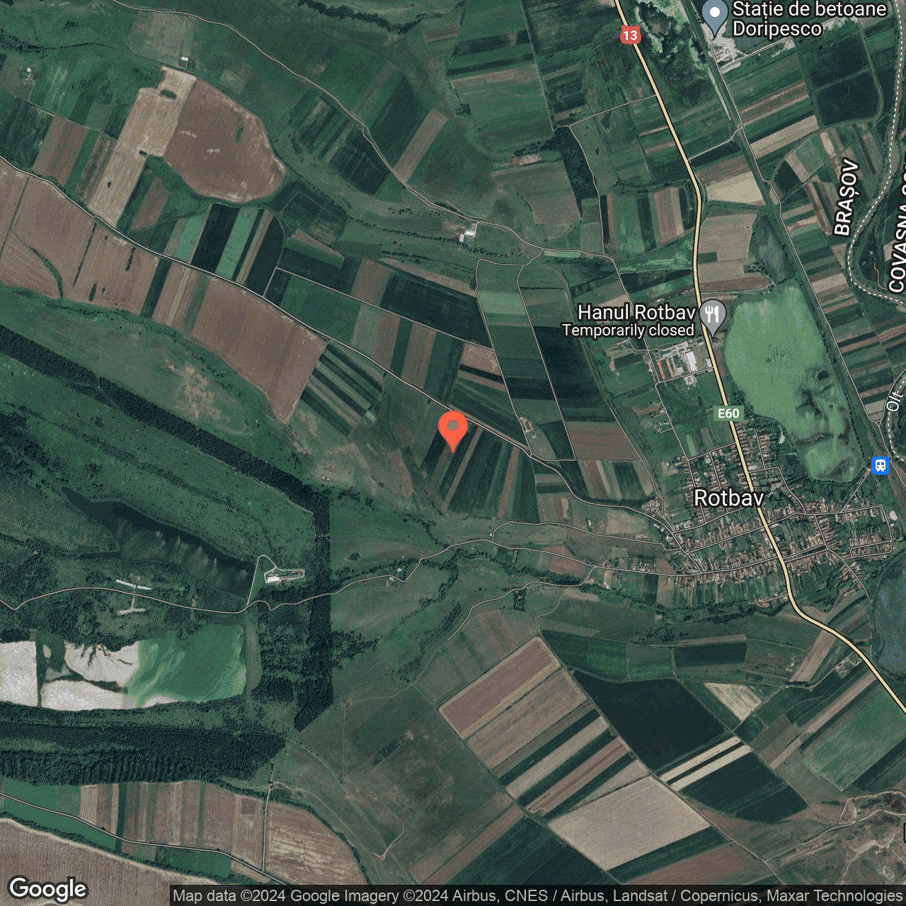 Poza harta hybrid, zoom 14, adresa Feldioara, , judetul