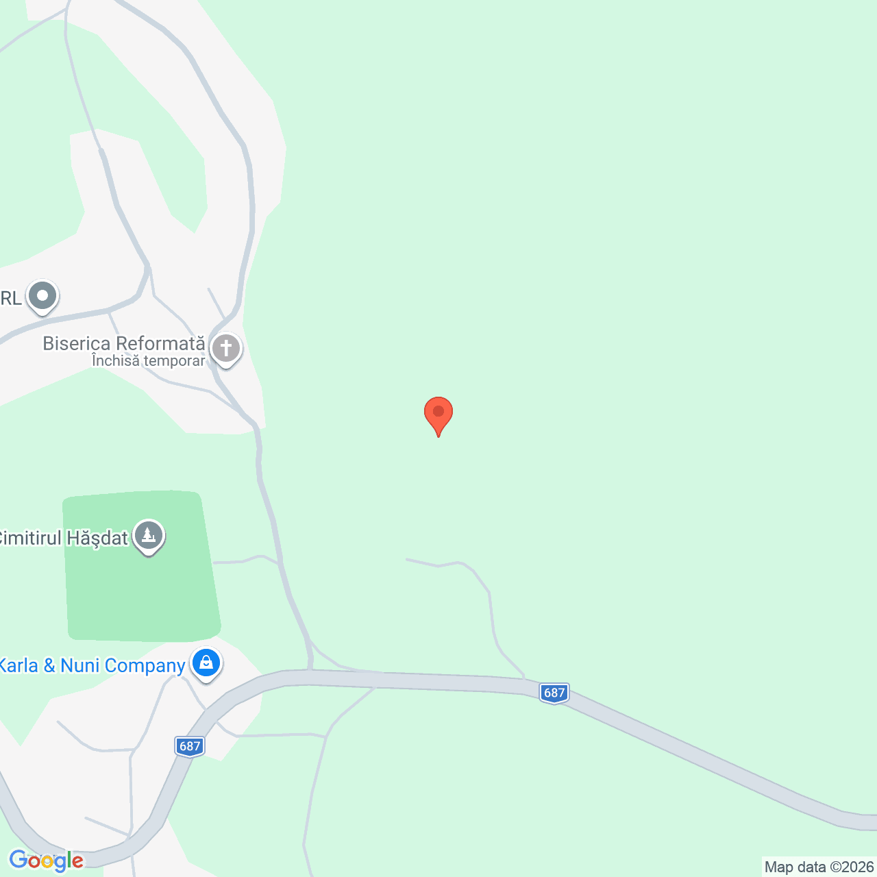 Poza harta streetview, zoom 16, adresa Hasdat, Jud. Hunedoara, , judetul