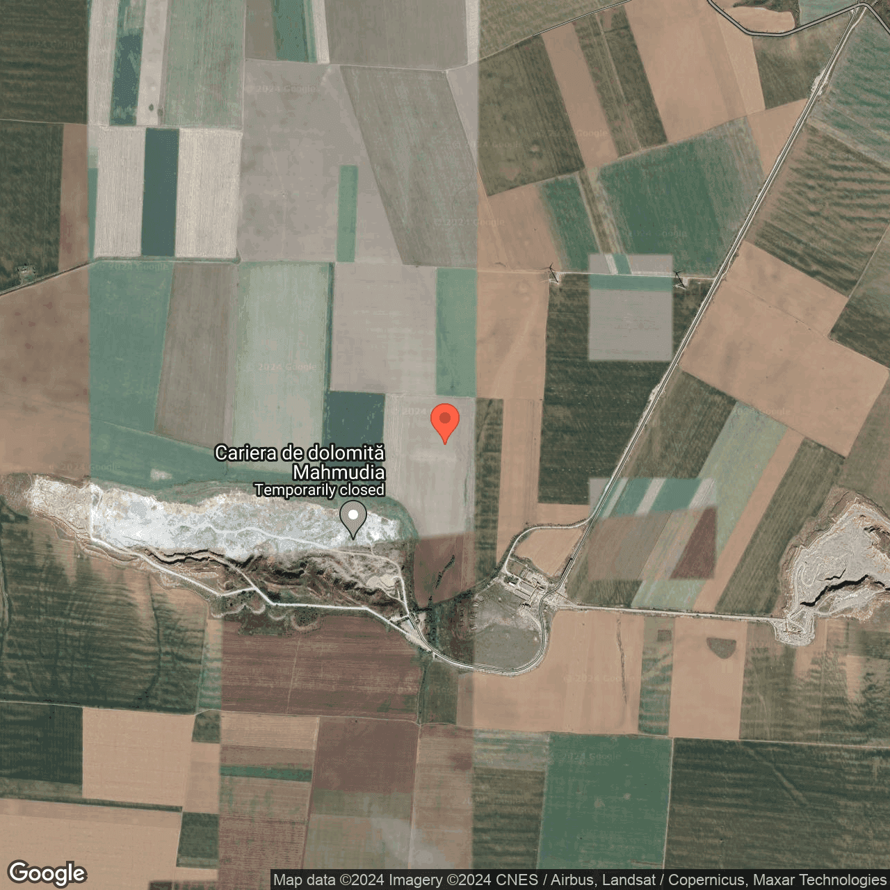 Poza harta hybrid, zoom 14, adresa Mahmudia, , judetul