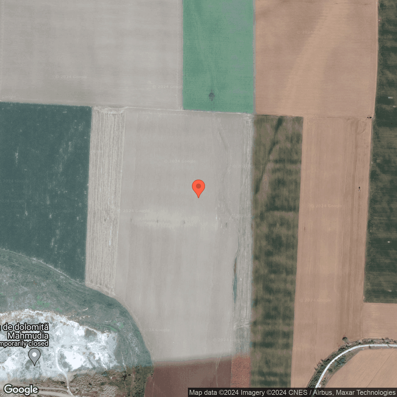 Poza harta hybrid, zoom 16, adresa Mahmudia, , judetul