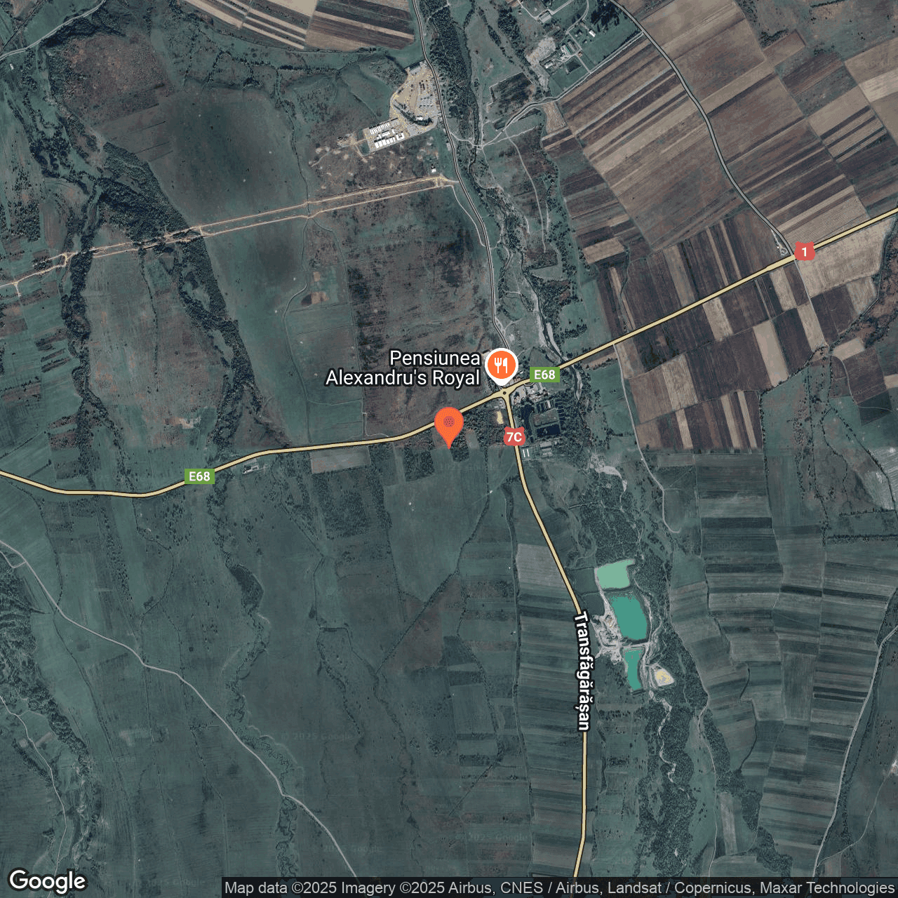 Poza harta hybrid, zoom 14, adresa Cartisoara, jud. Sibiu, , judetul