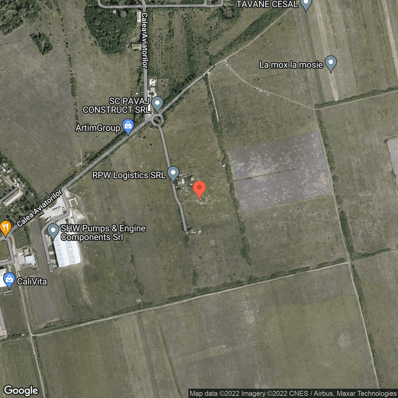 Poza harta hybrid, zoom 16, adresa Ghiroda, judetul Timis