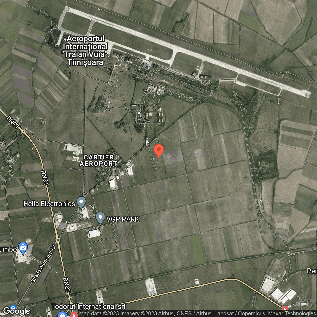 Poza harta hybrid, zoom 14, adresa GHIRODA, str. Aeroportului, , judetul