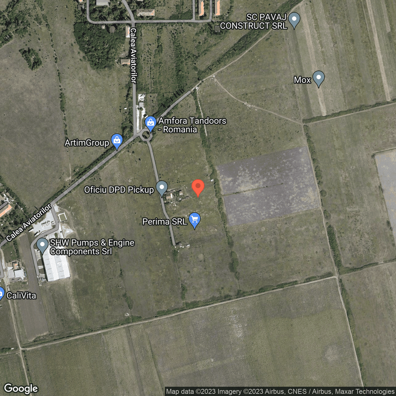 Poza harta hybrid, zoom 16, adresa GHIRODA, str. Aeroportului, , judetul