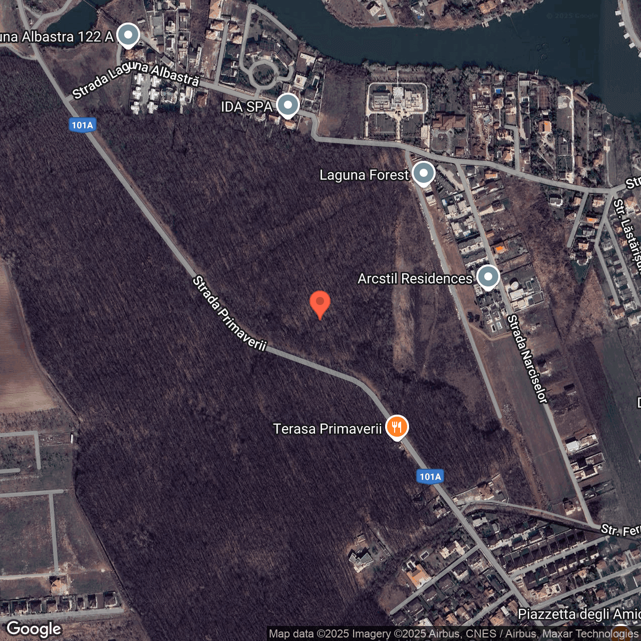 Poza harta hybrid, zoom 16, adresa Corbeanca Ilfov, , judetul