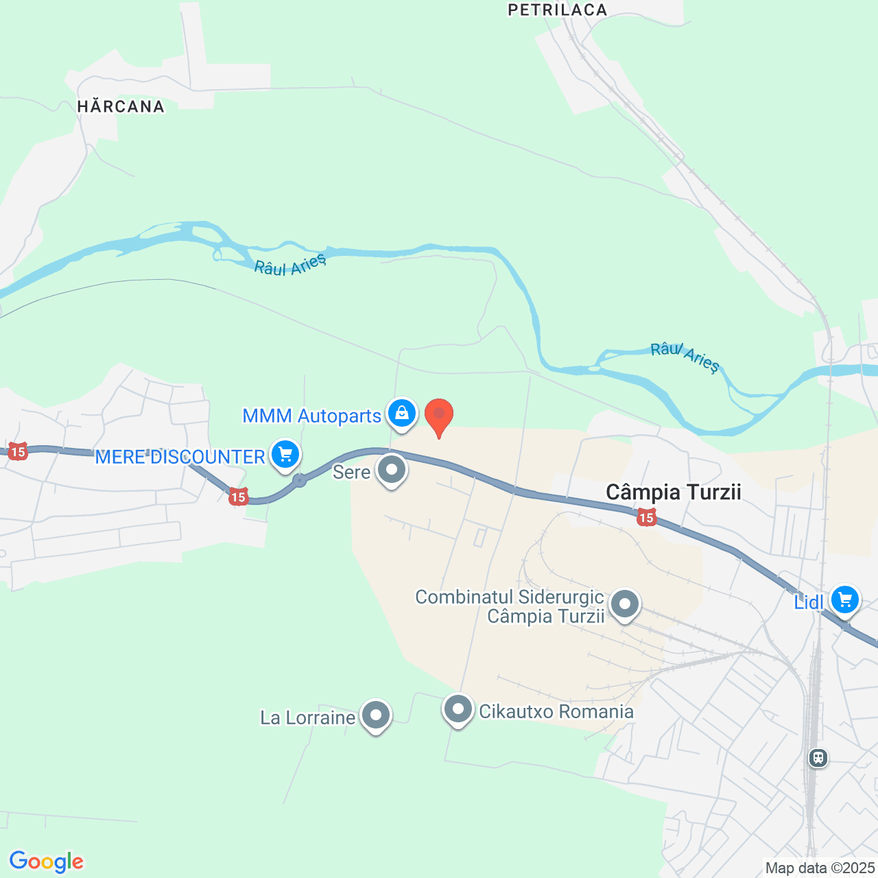 Poza harta streetview, zoom 14, adresa Turda, , judetul