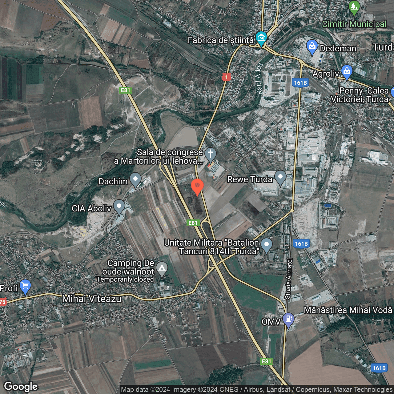 Poza harta hybrid, zoom 14, adresa Mihai Viteazu, Cluj , , judetul