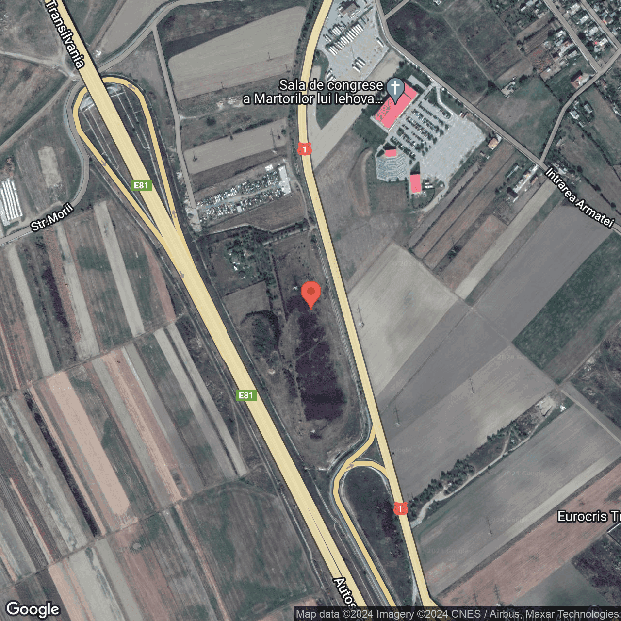 Poza harta hybrid, zoom 16, adresa Mihai Viteazu, Cluj , , judetul