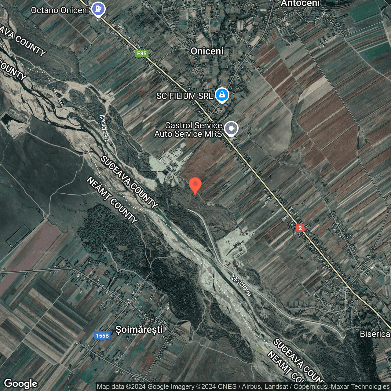 Poza harta hybrid, zoom 14, adresa Forasti Suceava, , judetul