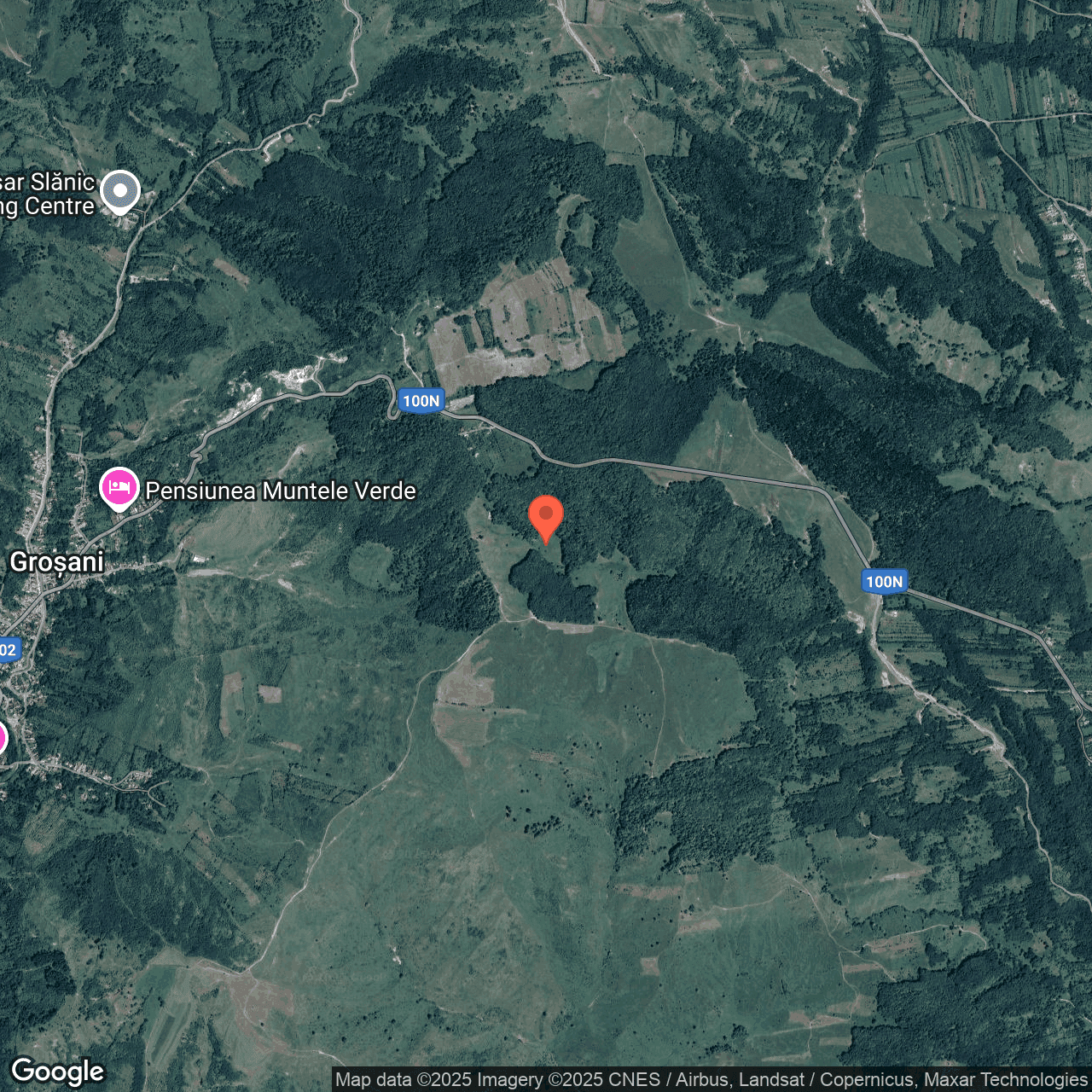 Poza harta hybrid, zoom 14, adresa Olteni comuna Teisani, Prahova, , judetul