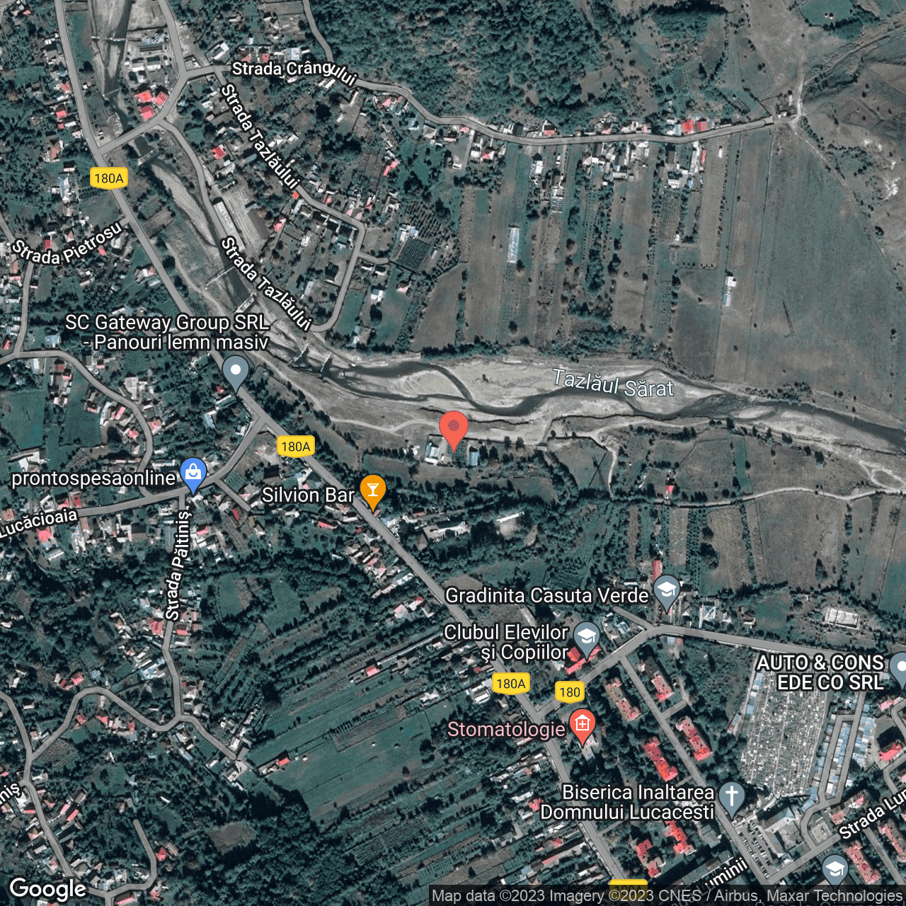 Poza harta hybrid, zoom 16, adresa Moinesti, , judetul