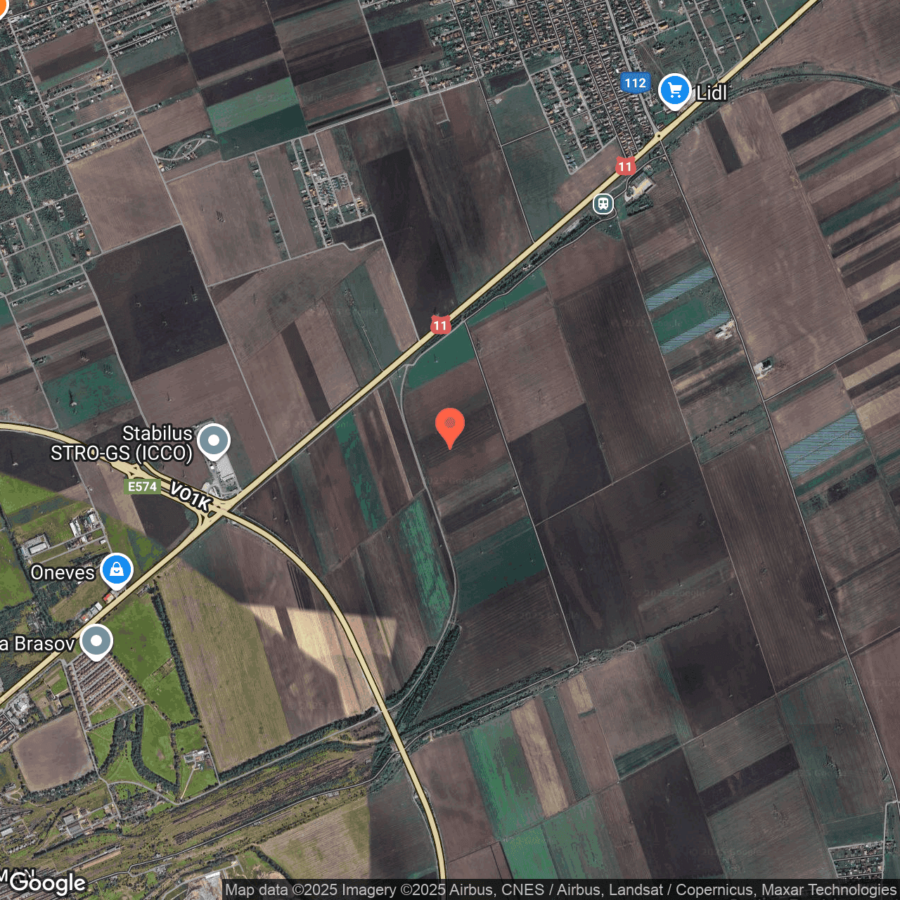 Poza harta hybrid, zoom 14, adresa strada Timis Triaj, Hărman, jud. Brașov, , judetul