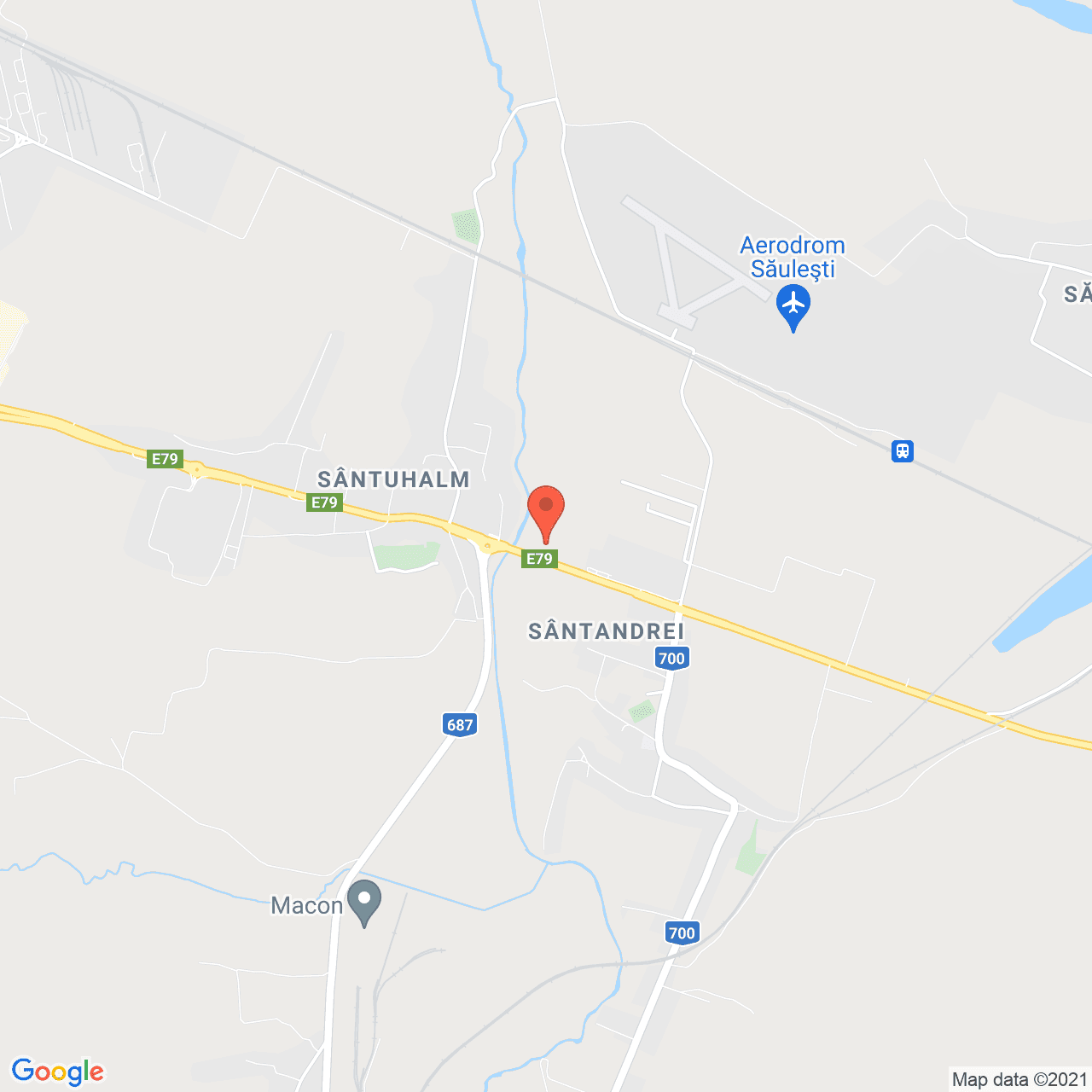 Poza harta streetview, zoom 14, adresa Santuhalm, Deva, judetul Hunedoara