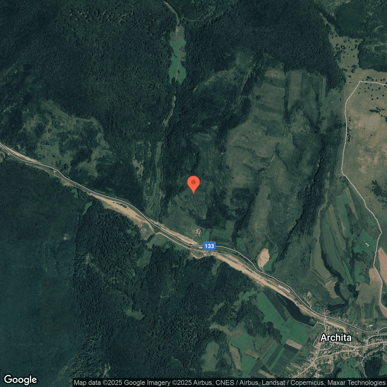 Poza harta hybrid, zoom 14, adresa Vânători, Jud. Mureș, , judetul