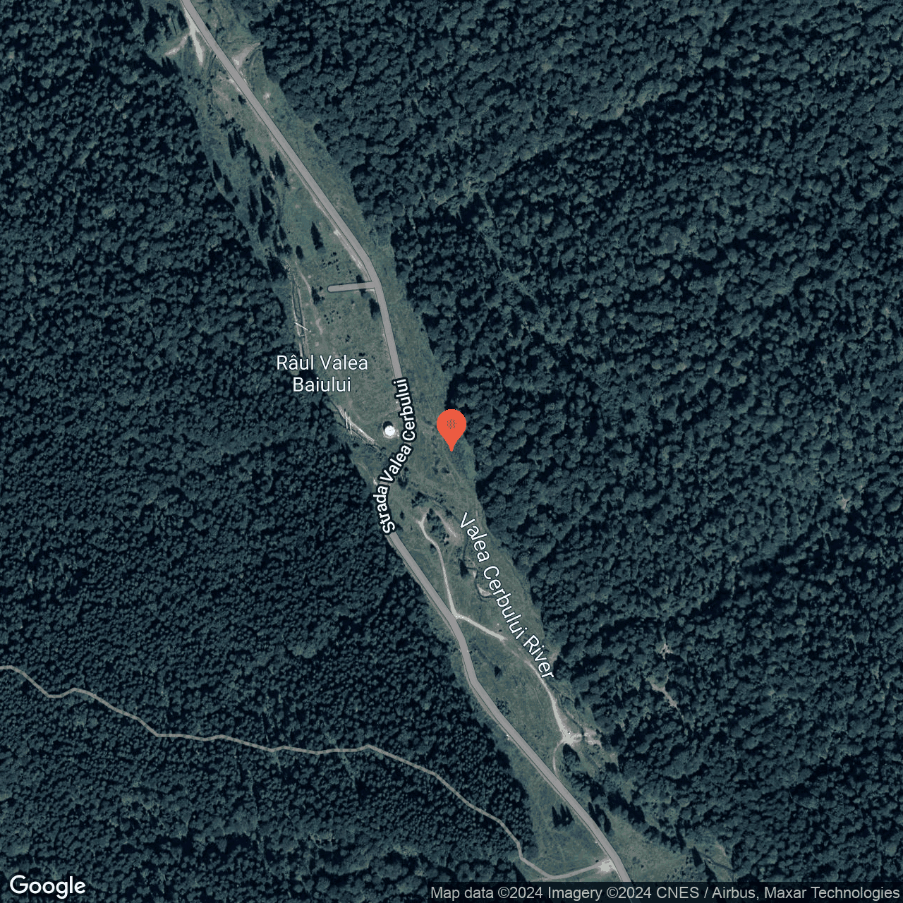 Poza harta hybrid, zoom 16, adresa Bușteni, Valea Cerbului, județ Prahova., , judetul