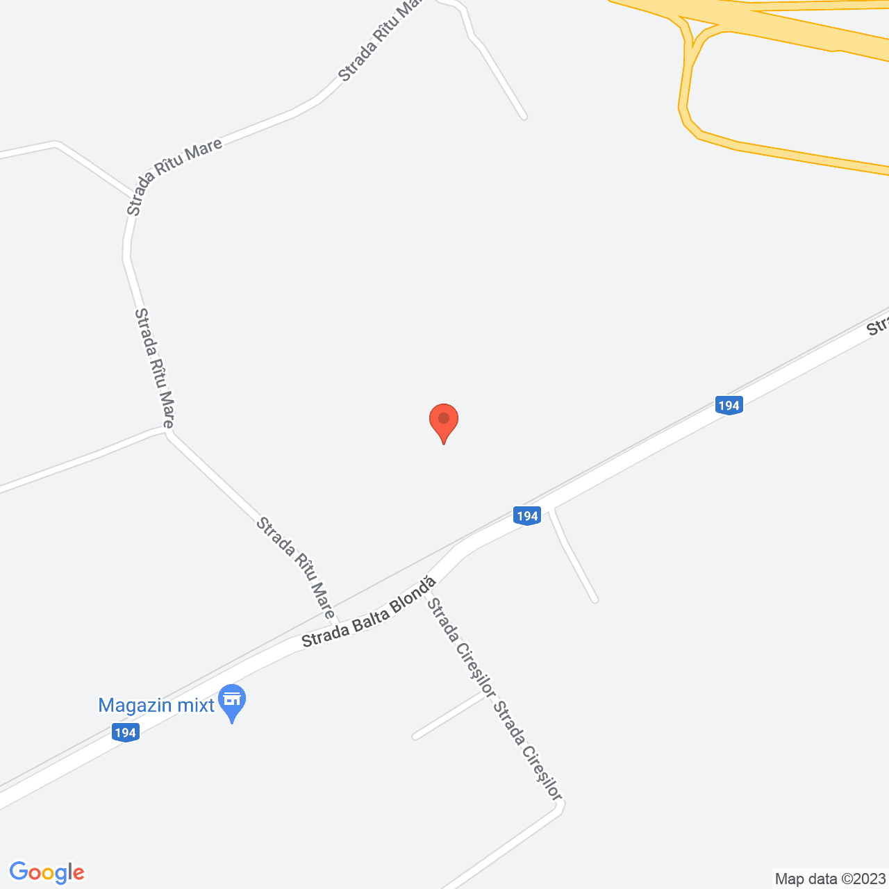 Poza harta streetview, zoom 16, adresa Satu Mare Balta Blonda, , judetul