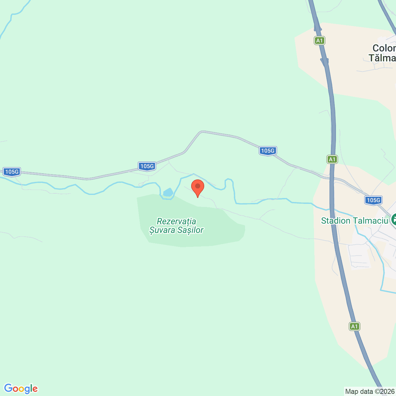 Poza harta streetview, zoom 14, adresa Talmaciu, , judetul
