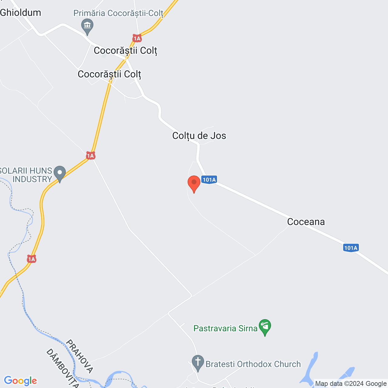 Poza harta streetview, zoom 14, adresa Cocorasti Colt, , judetul