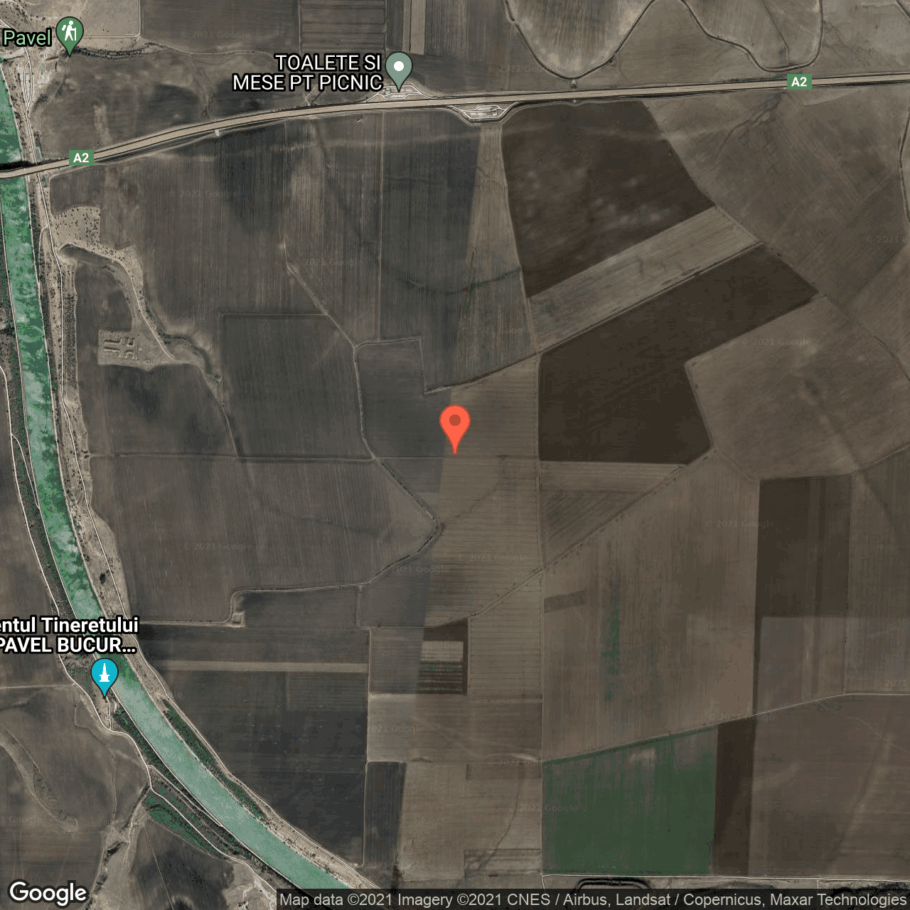 Poza harta hybrid, zoom 14, adresa Valu lui Traian, judetul Constanta