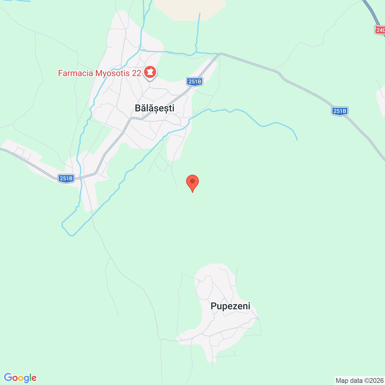 Poza harta streetview, zoom 14, adresa Balasesti Galati, , judetul
