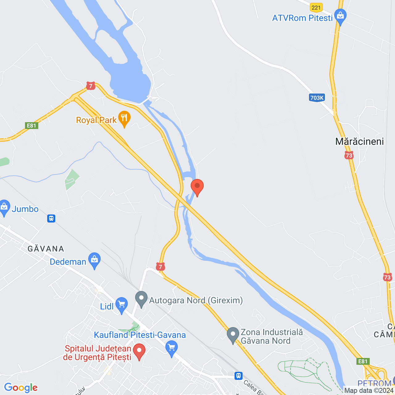 Poza harta streetview, zoom 14, adresa Maracineni Arges, , judetul