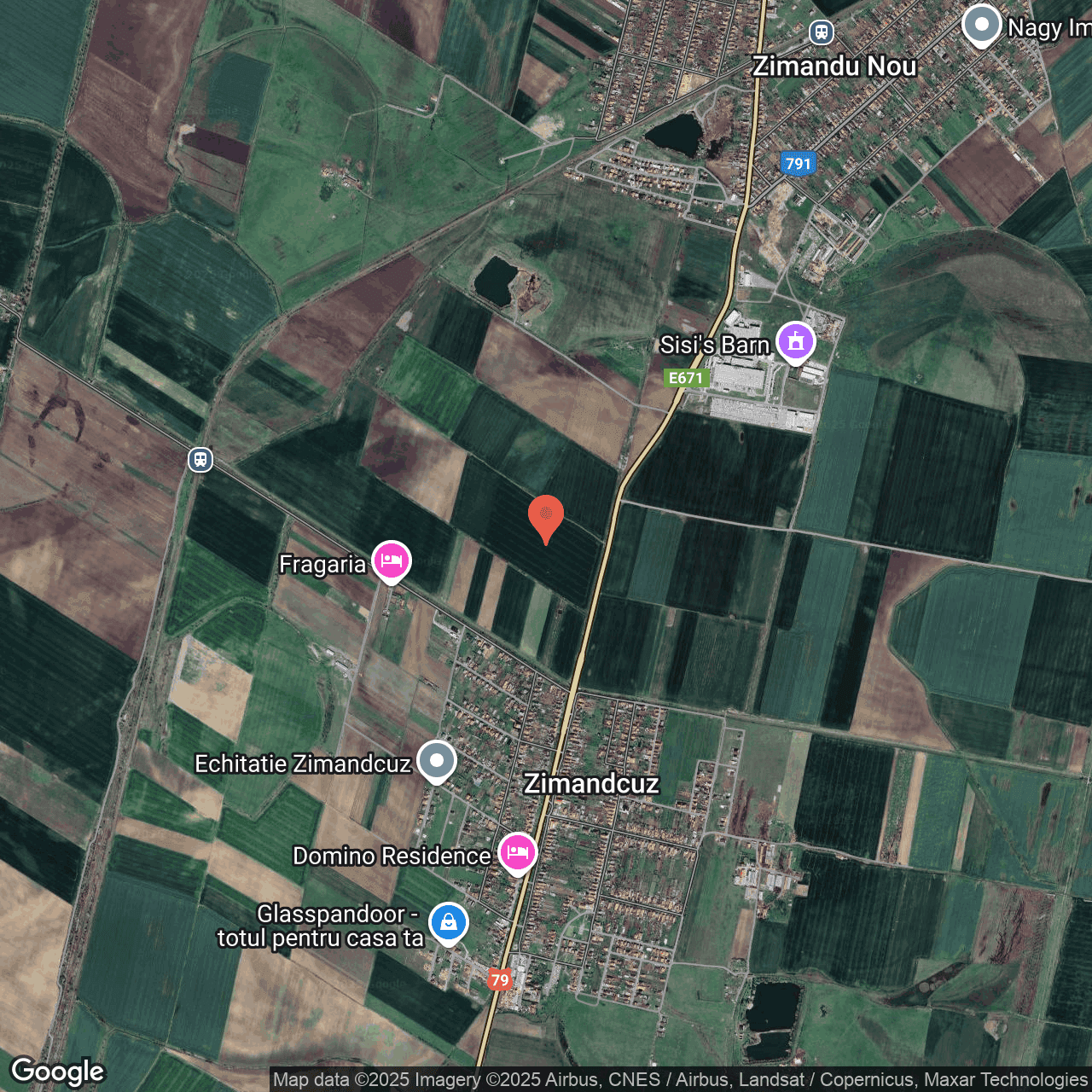 Poza harta hybrid, zoom 14, adresa Zimandu Nou Arad, , judetul