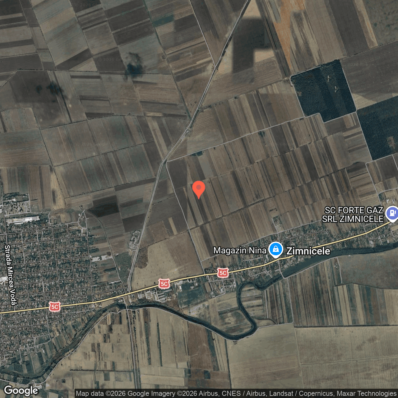 Poza harta hybrid, zoom 14, adresa Nasturelu Teleorman, , judetul