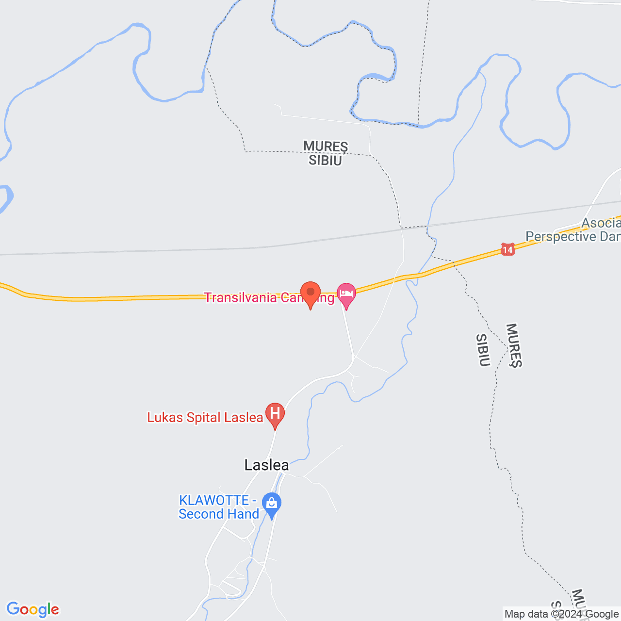 Poza harta streetview, zoom 14, adresa Laslea Sibiu, , judetul
