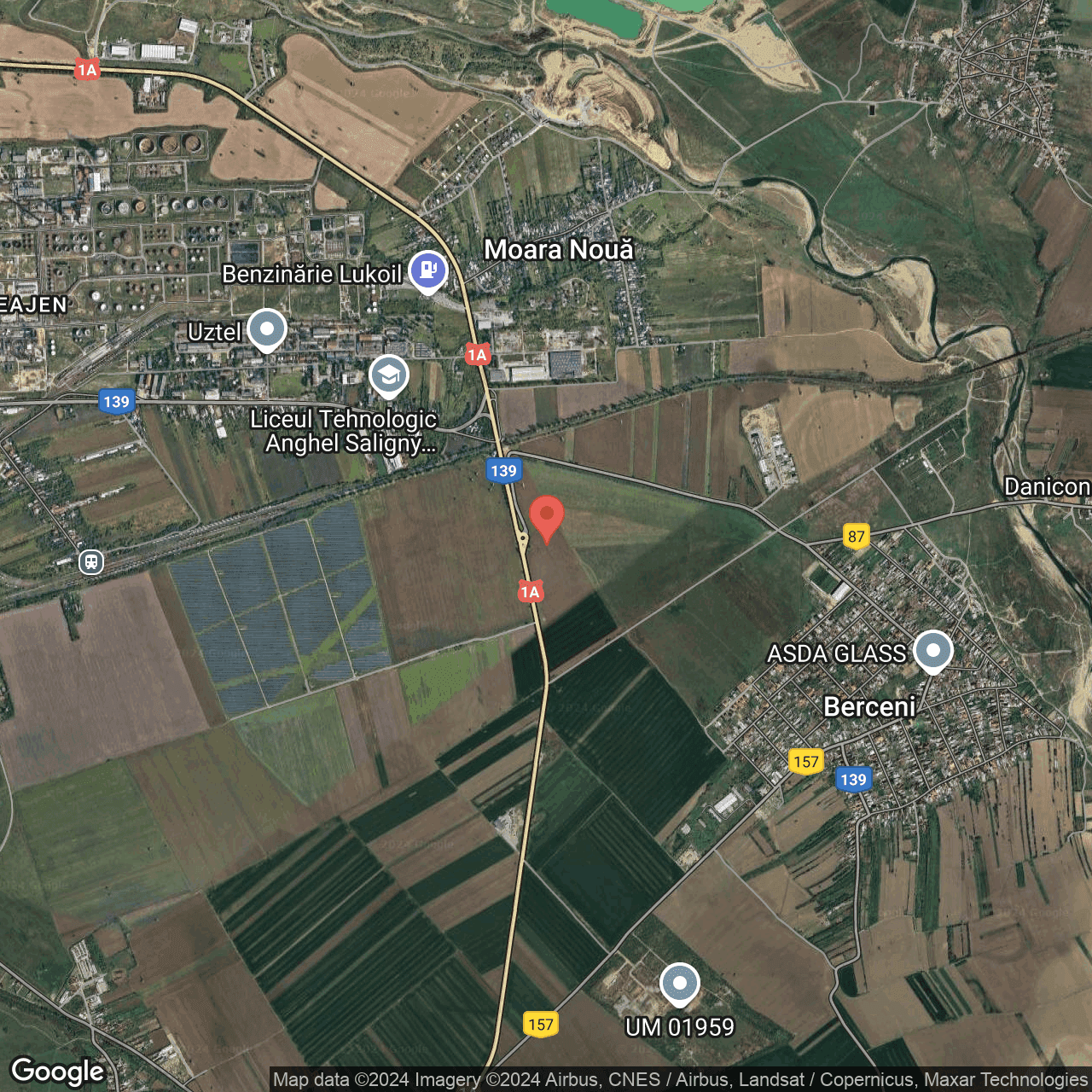 Poza harta hybrid, zoom 14, adresa Berceni Prahova, , judetul