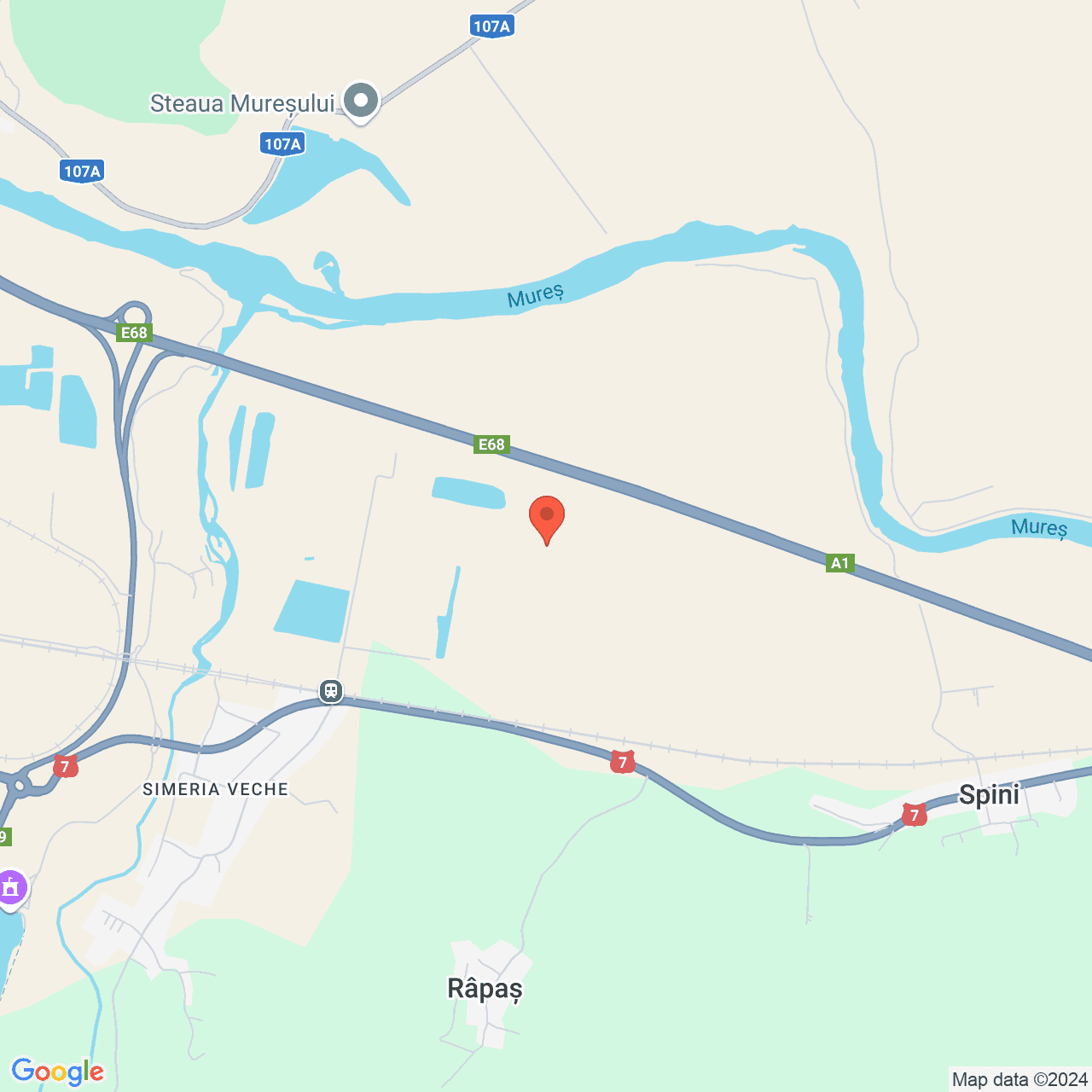 Poza harta streetview, zoom 14, adresa Saulesti Hunedoara, , judetul