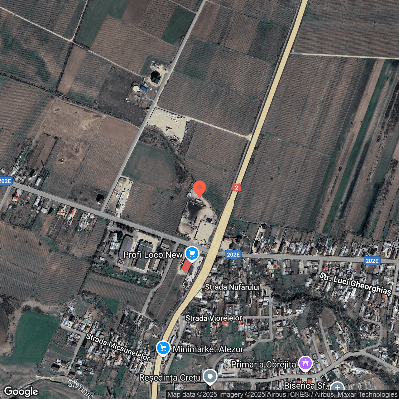 Poza harta hybrid, zoom 16, adresa Tamboesti Vrancea, , judetul