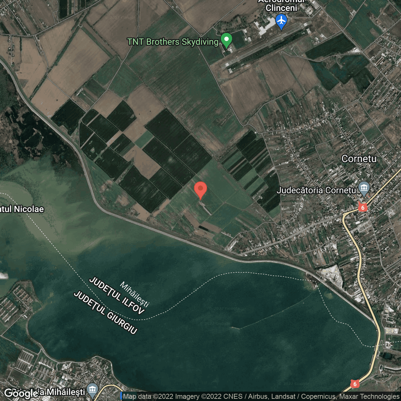 Poza harta hybrid, zoom 14, adresa Cornetu, judetul Bucuresti Ilfov