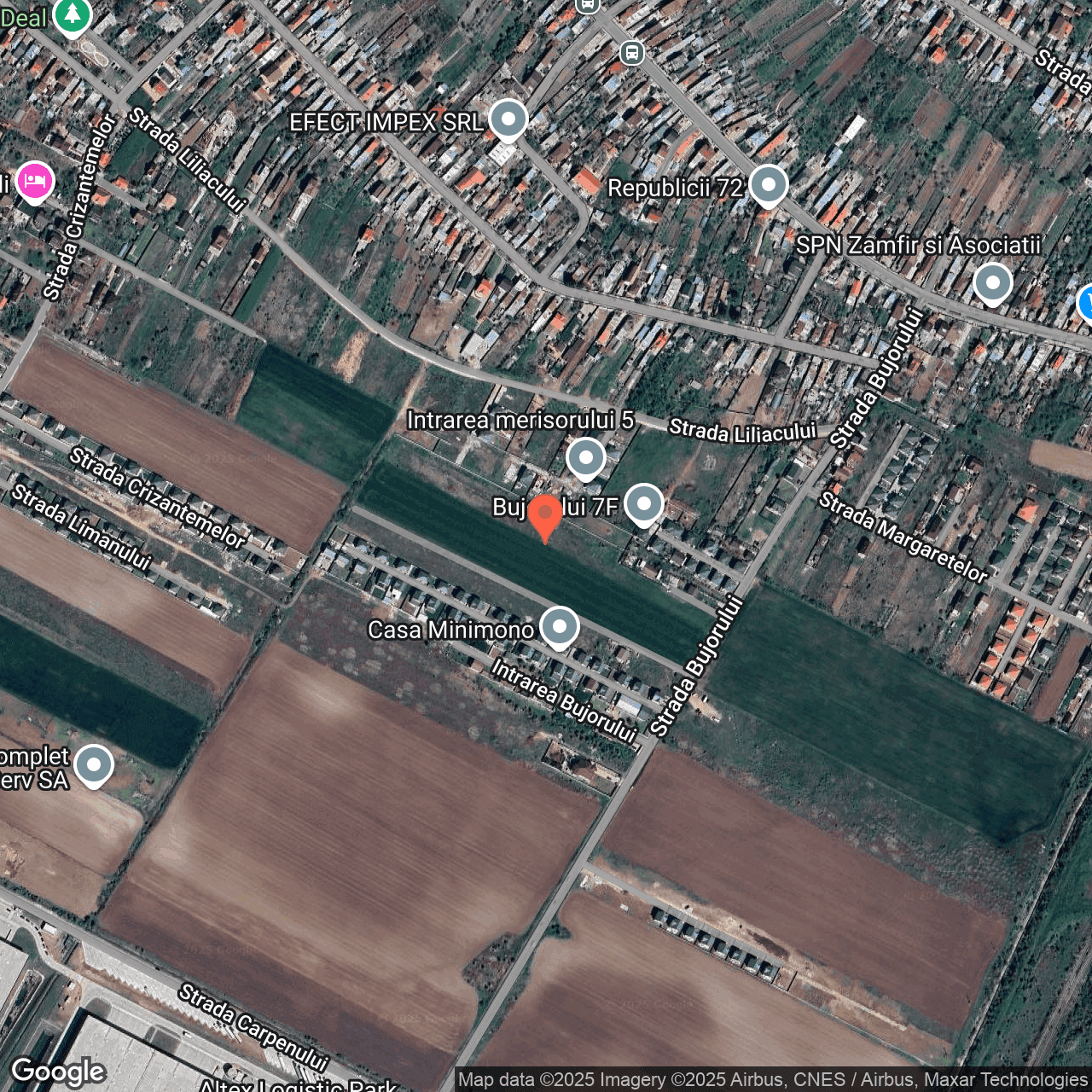 Poza harta hybrid, zoom 16, adresa Dragomiresti Vale Ilfov, , judetul