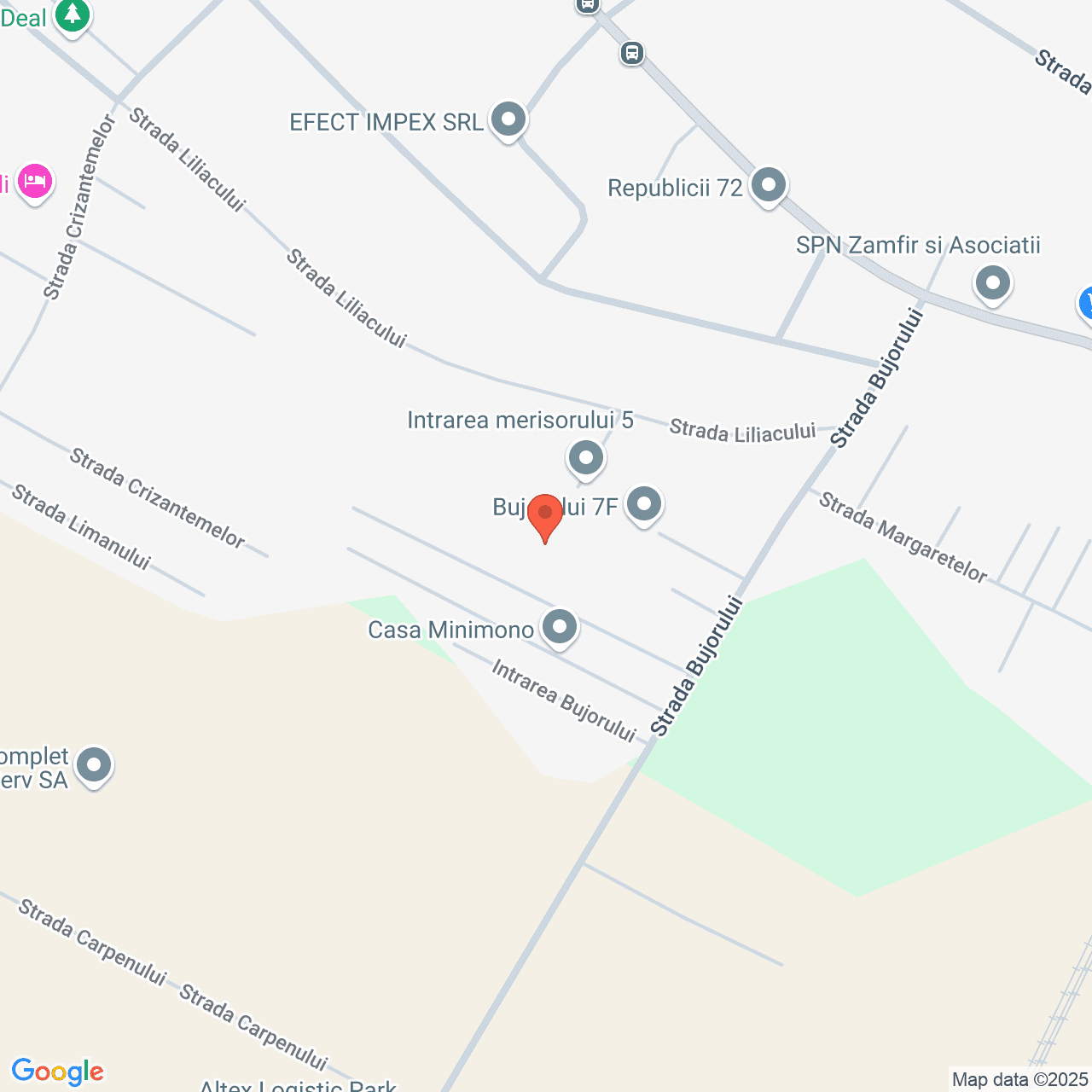 Poza harta streetview, zoom 16, adresa Dragomiresti Vale Ilfov, , judetul