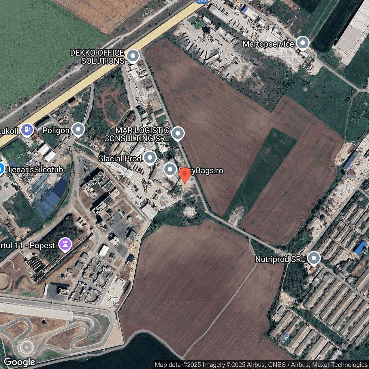 Poza harta hybrid, zoom 16, adresa Popești Leordeni, Șos. de Centură nr. 77D, , judetul