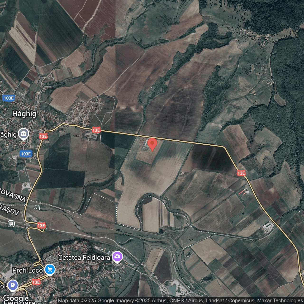 Poza harta hybrid, zoom 14, adresa Haghig Covasna, , judetul