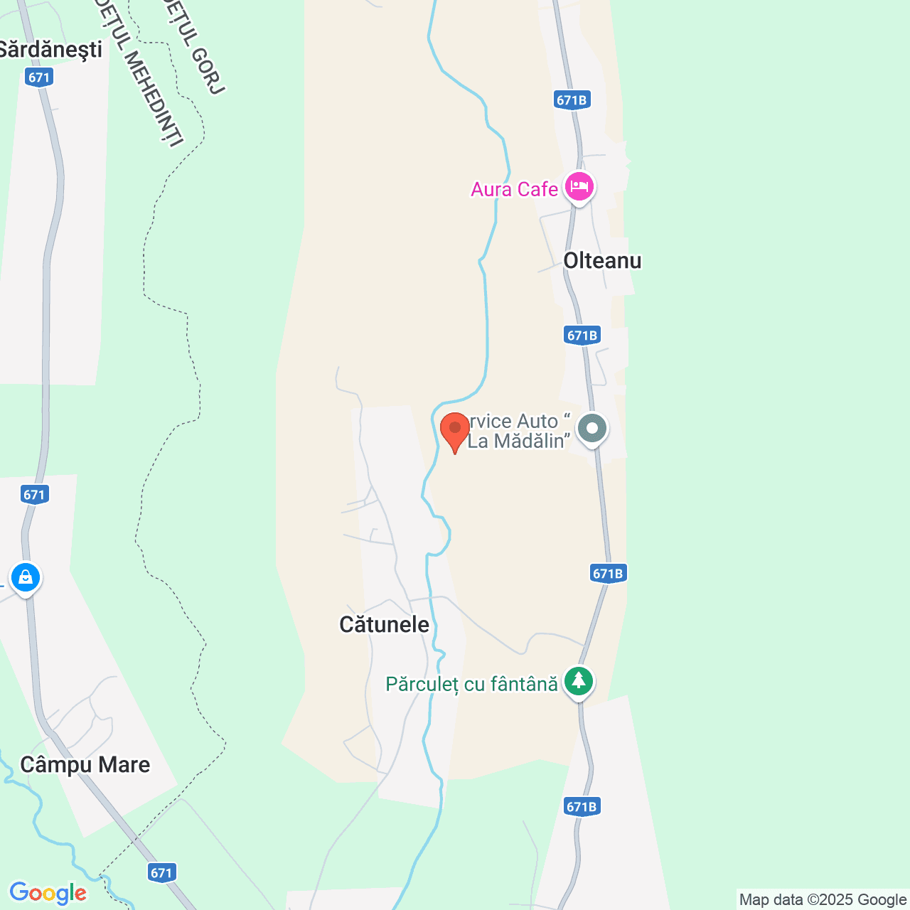 Poza harta streetview, zoom 14, adresa Catunele Gorj, , judetul