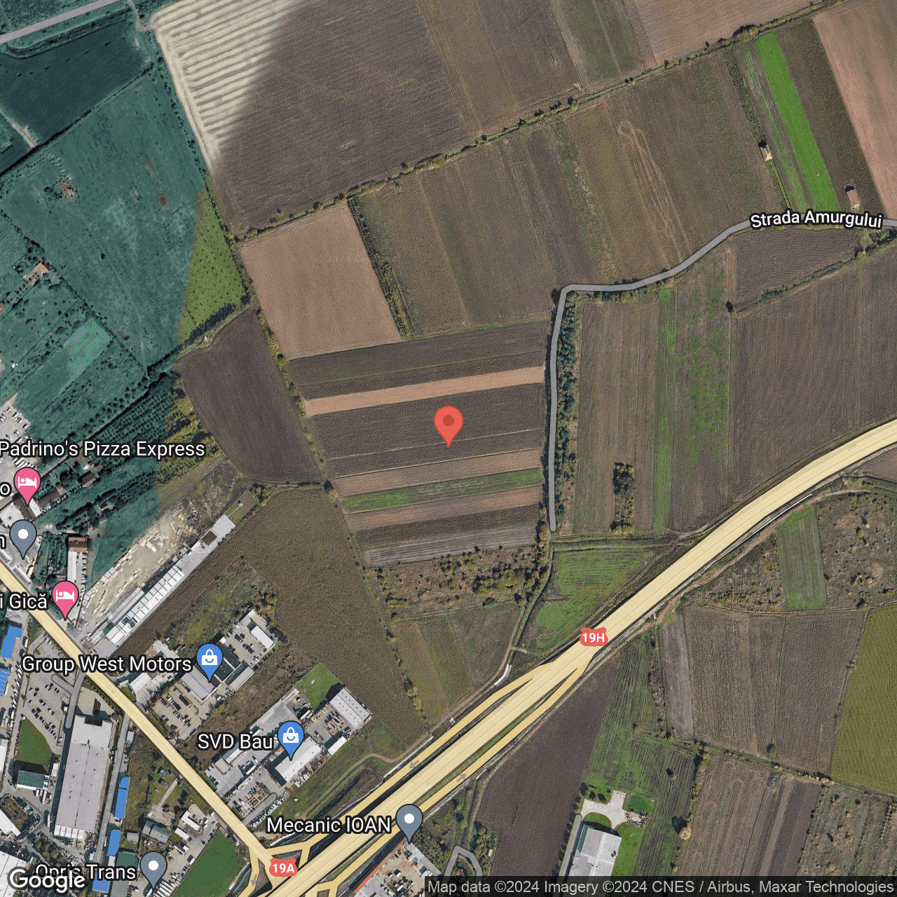 Poza harta hybrid, zoom 16, adresa Satu Mare, strada Aurel Vlaicu, , judetul