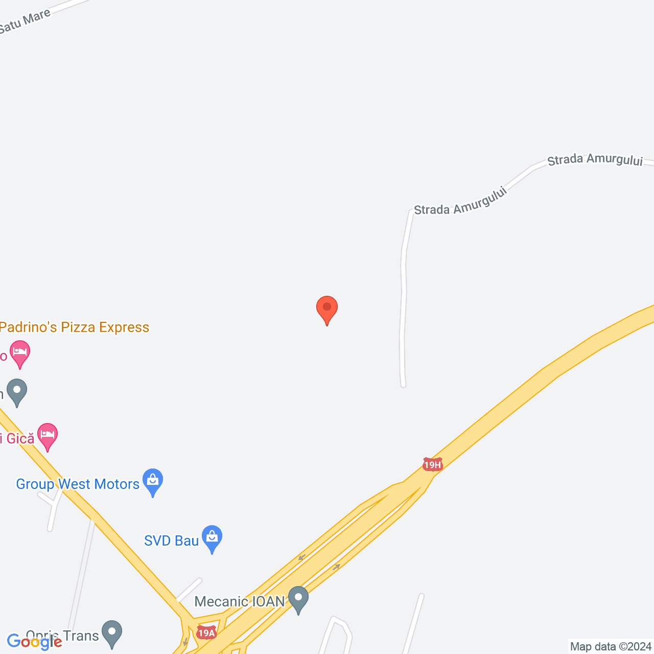 Poza harta streetview, zoom 16, adresa Satu Mare, strada Aurel Vlaicu, , judetul