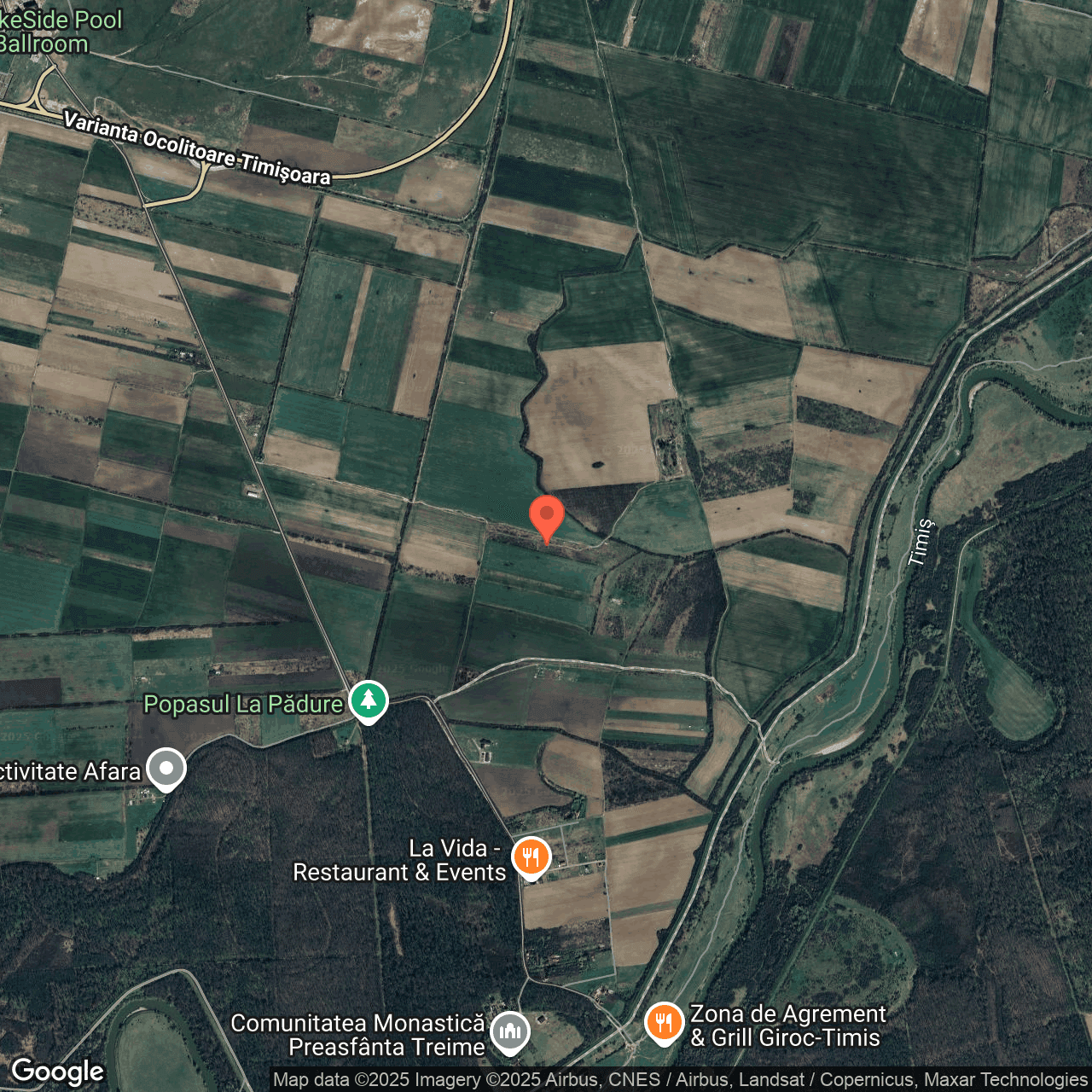Poza harta hybrid, zoom 14, adresa Giroc Timis, , judetul