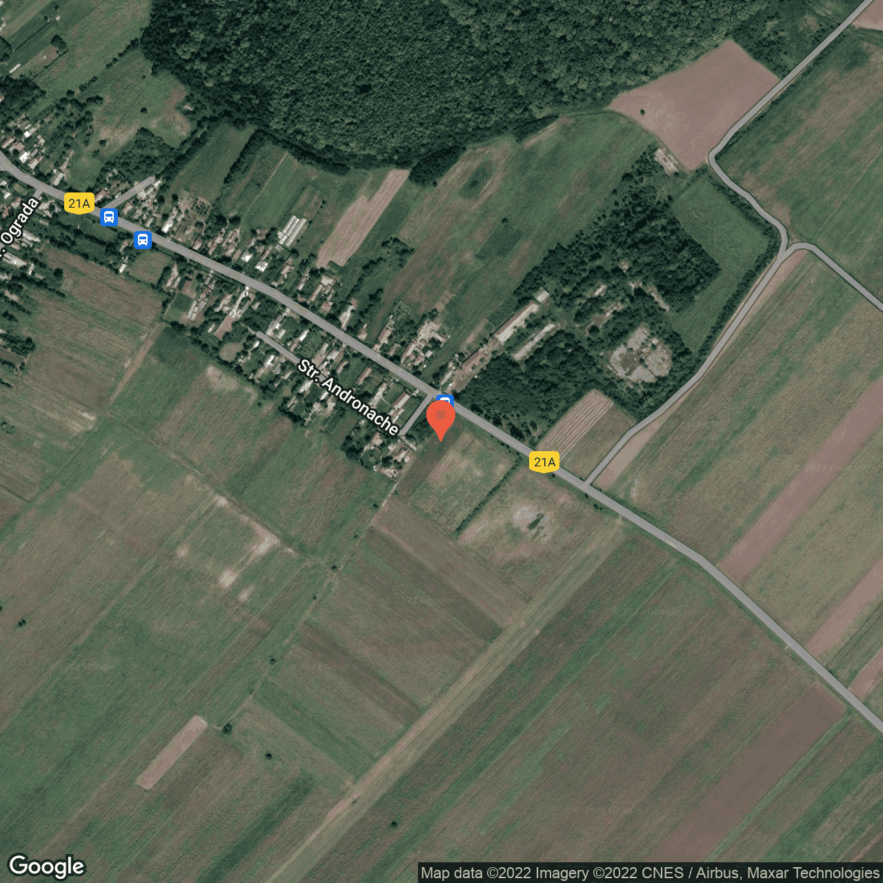 Poza harta hybrid, zoom 16, adresa Micsunesti-Moara, Nuci, judetul Bucuresti Ilfov