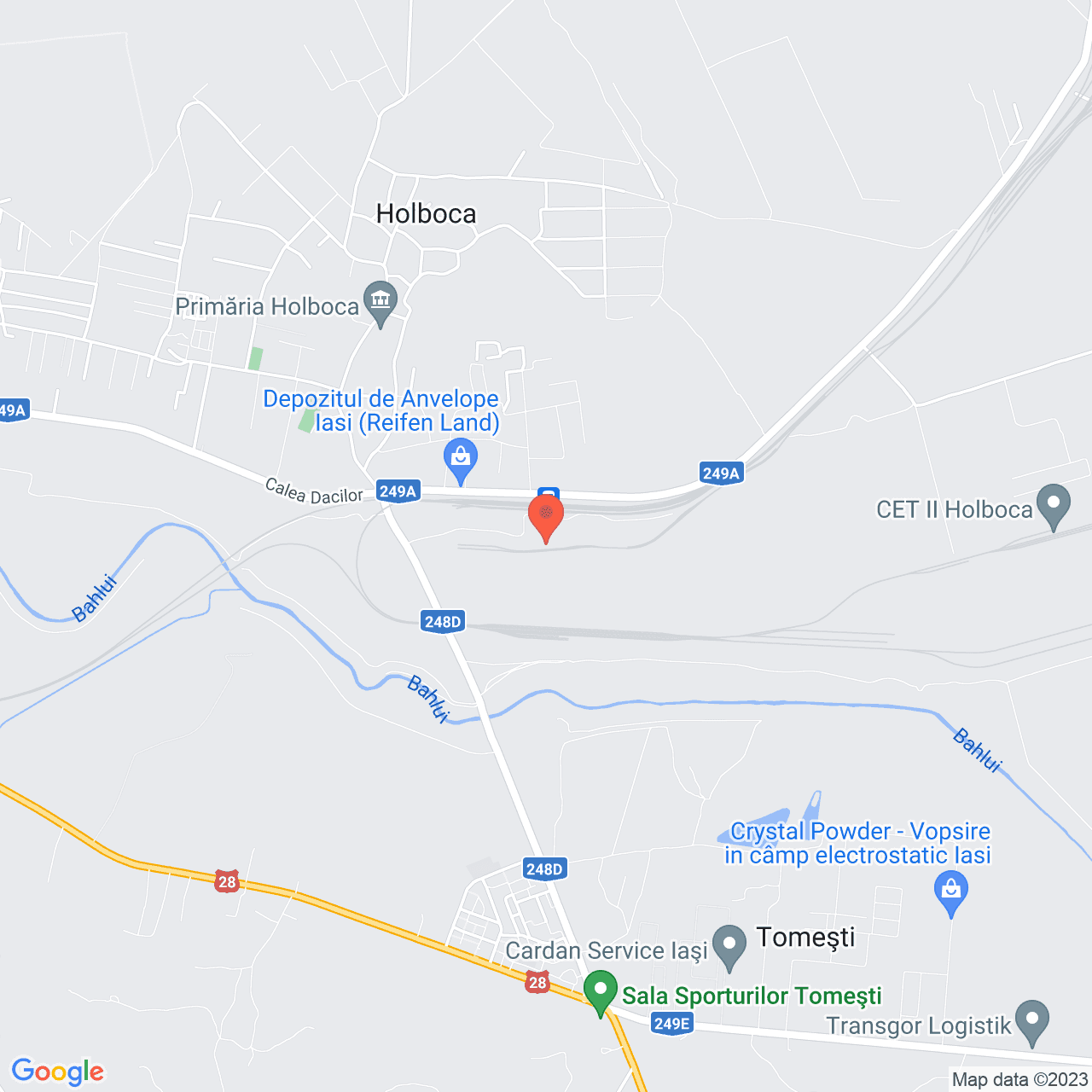 Poza harta streetview, zoom 14, adresa Holboca, , judetul