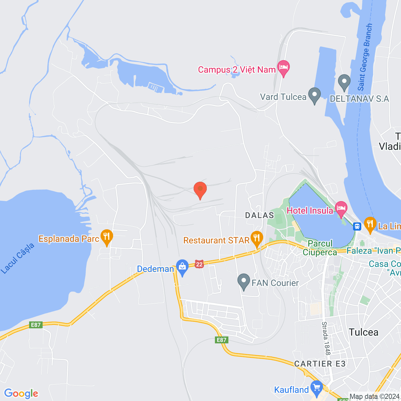 Poza harta streetview, zoom 14, adresa Tulcea str. Taberei, nr. 49, , judetul